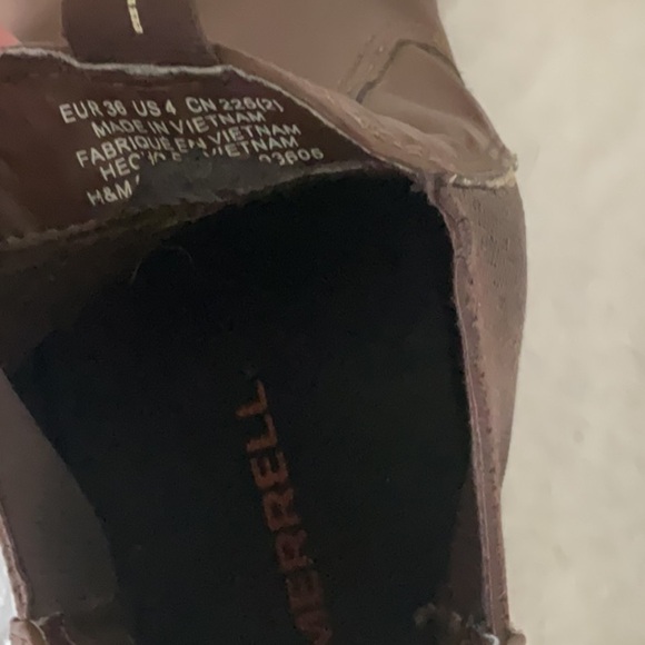 Merrell Brown Ankle Boots Chelsea - Picture 5 of 6